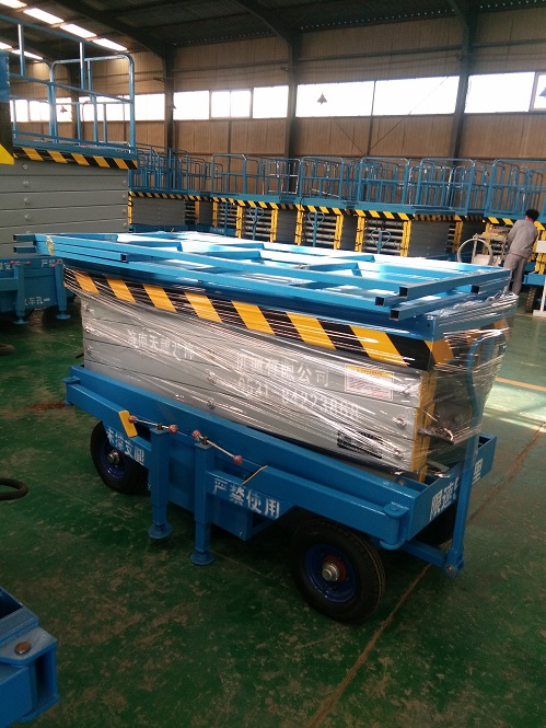 6米升降机发货图片 6米升降机图片