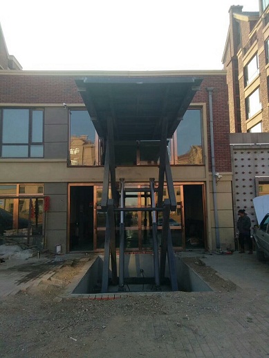 室外装卸货平台图片实图 室外装卸货平台图片