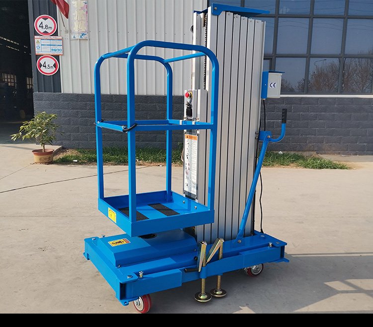 单栀柱铝合金升降机 单栀柱铝合金升降机